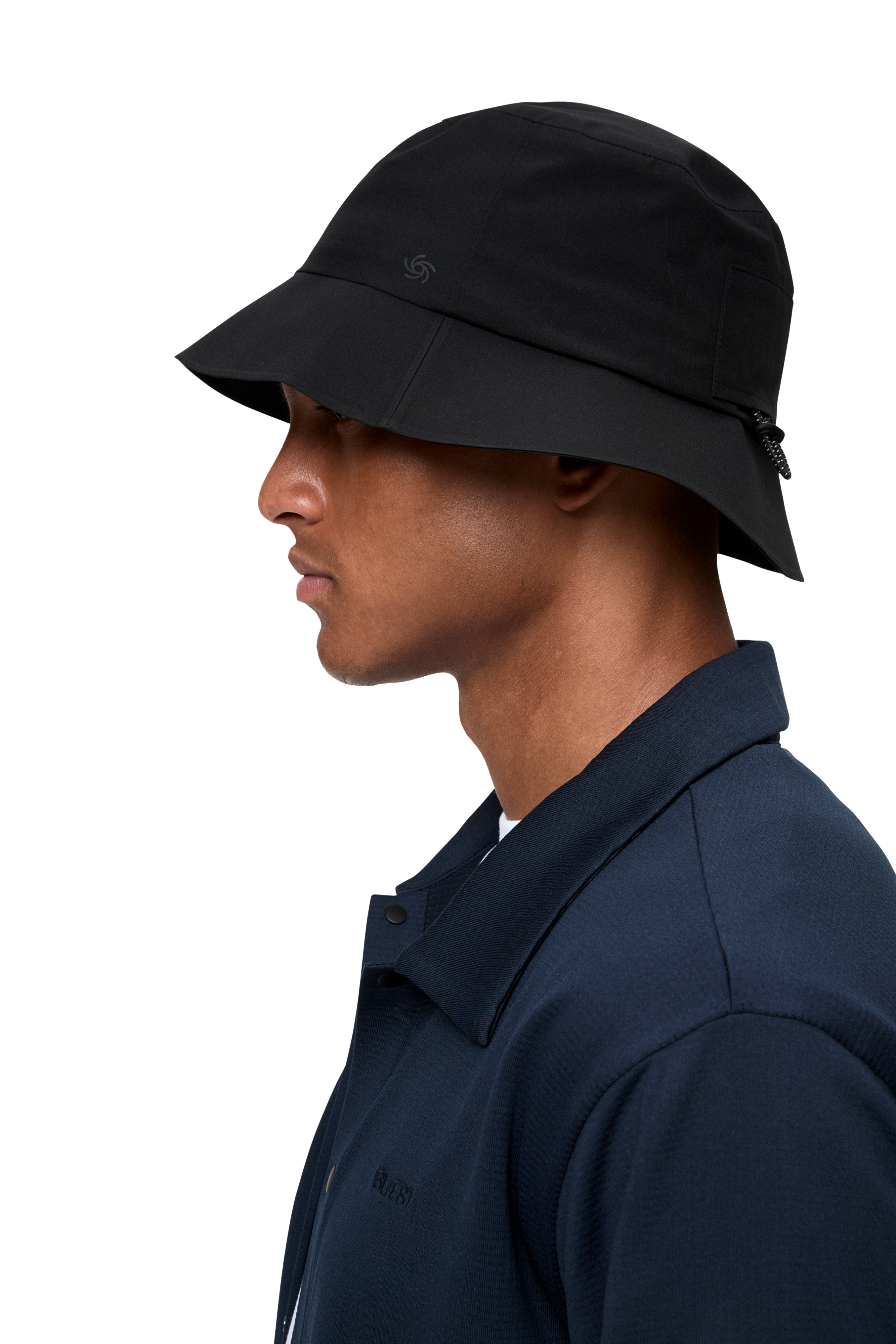 帽子 solov 2WAY RIBBON BUCKET HAT BLACK 帽子 solov 2WAY RIBBON